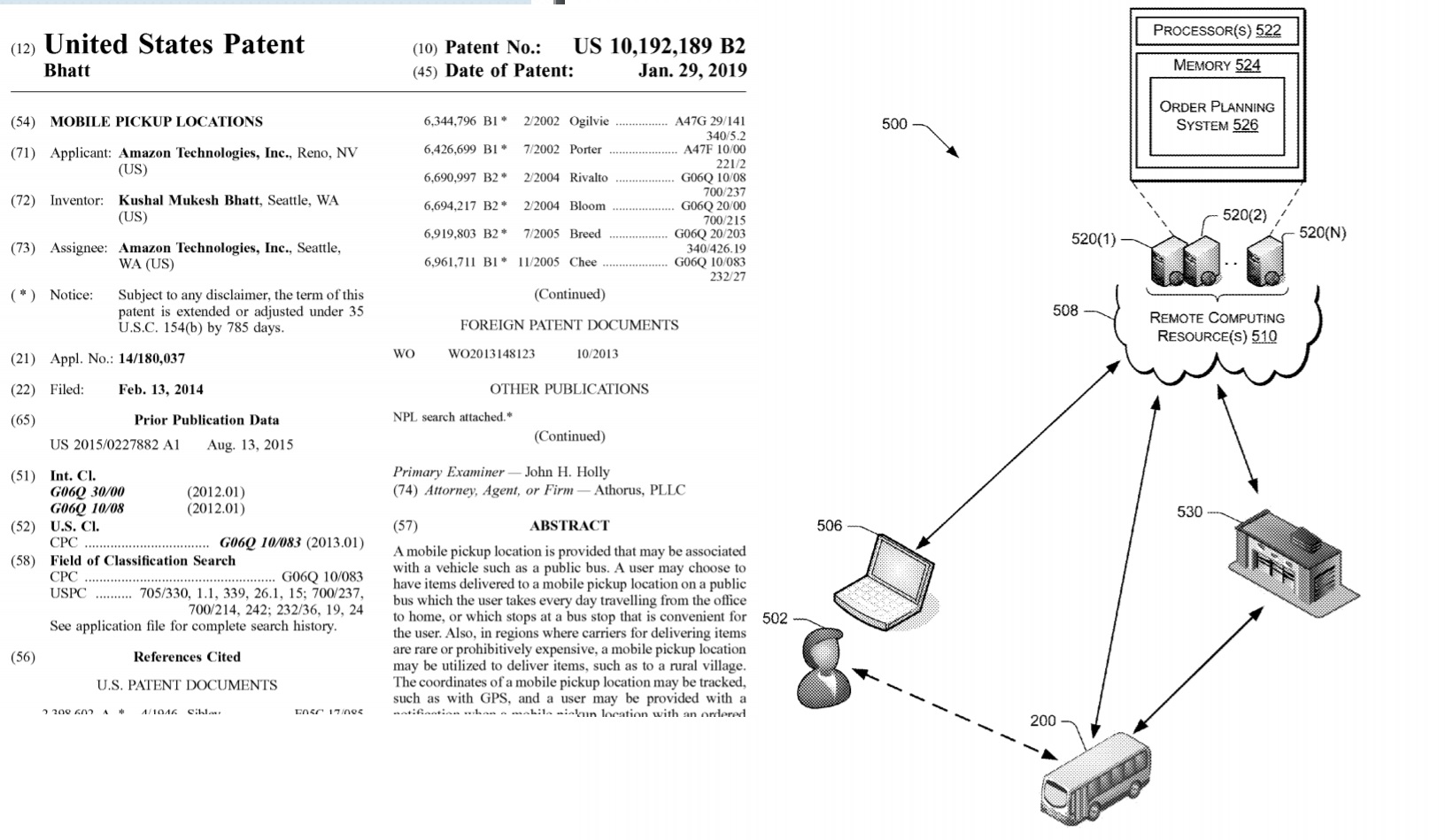 amazon bus patent